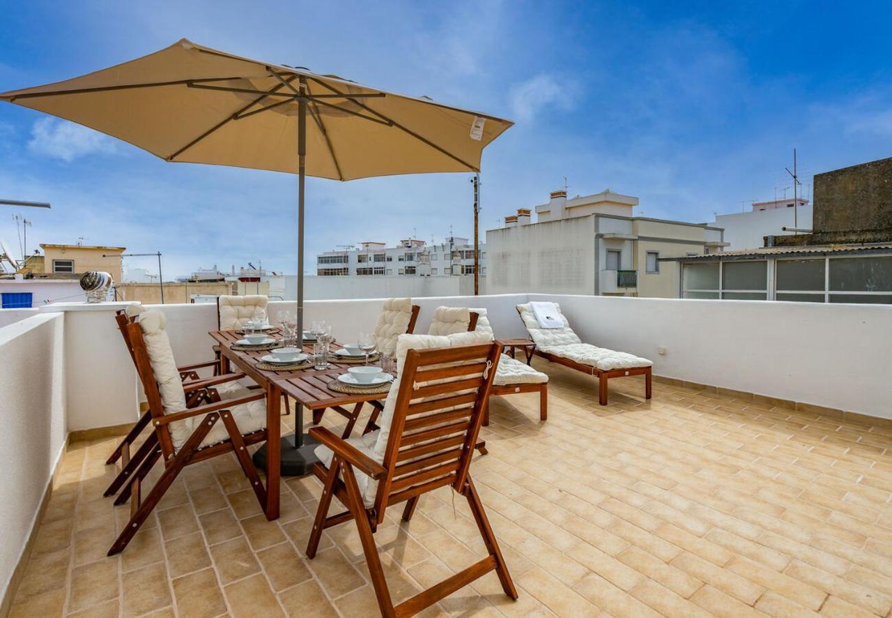 Tia Anica House I - Apartment With Terrace In Central Fuseta Beach Village Екстер'єр фото